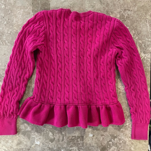 PEPLUM POLO SWEATER - Picture 4 of 4